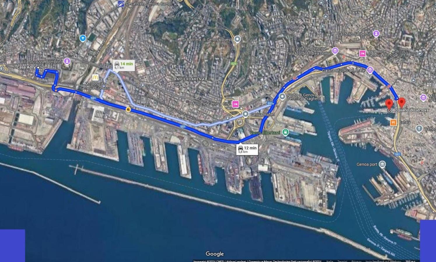 Casa Adry Lägenhet Genua Exteriör bild